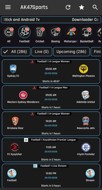 Events section