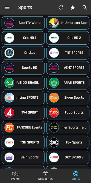 Sports section